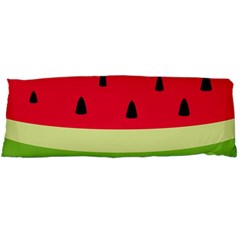 Watermelon Fruit Food Healthy Vitamins Nutrition Body Pillow Case (dakimakura) by pakminggu