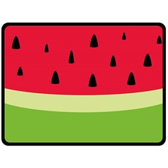 Watermelon Fruit Food Healthy Vitamins Nutrition Two Sides Fleece Blanket (large) by pakminggu