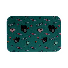 Raccoon Texture Seamless Scrapbooking Hearts Open Lid Metal Box (silver)   by pakminggu