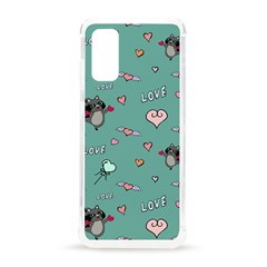 Raccoon Texture Seamless Scrapbooking Hearts Samsung Galaxy S20 6 2 Inch Tpu Uv Case by pakminggu