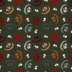 Art Halloween Pattern Creepy Design Digital Papers Play Mat (rectangle) by pakminggu