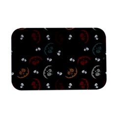 Art Halloween Pattern Creepy Design Digital Papers Open Lid Metal Box (silver)  