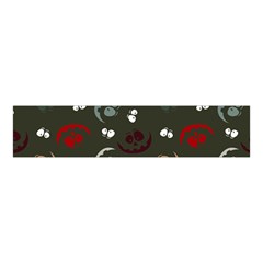 Art Halloween Pattern Creepy Design Digital Papers Velvet Scrunchie by pakminggu