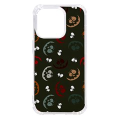 Art Halloween Pattern Creepy Design Digital Papers Iphone 14 Pro Tpu Uv Print Case