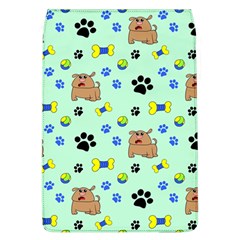 Dog Pattern Seamless Blue Background Scrapbooking Removable Flap Cover (l) by pakminggu