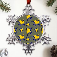 Background Pattern Texture Design Wallpaper Metal Large Snowflake Ornament