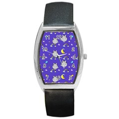 Texture Pattern Seamless Rainbow Background Dream Barrel Style Metal Watch by pakminggu