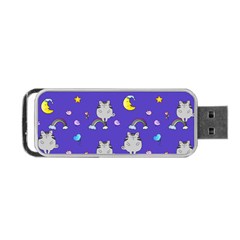 Texture Pattern Seamless Rainbow Background Dream Portable Usb Flash (one Side)