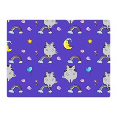 Texture Pattern Seamless Rainbow Background Dream Two Sides Premium Plush Fleece Blanket (mini) by pakminggu