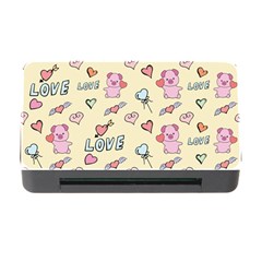 Pig Animal Love Romance Seamless Texture Pattern Memory Card Reader With Cf by pakminggu