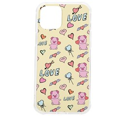 Pig Animal Love Romance Seamless Texture Pattern Iphone 12 Pro Max Tpu Uv Print Case by pakminggu