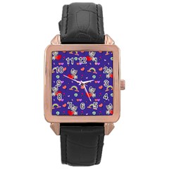 Texture Seamless Digital Scrapbooking Decorative Rose Gold Leather Watch  by pakminggu