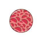 Watermelon Red Food Fruit Healthy Summer Fresh Hat Clip Ball Marker Front