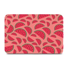 Watermelon Red Food Fruit Healthy Summer Fresh Plate Mats by pakminggu