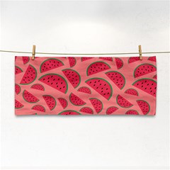 Watermelon Red Food Fruit Healthy Summer Fresh Hand Towel by pakminggu