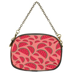 Watermelon Red Food Fruit Healthy Summer Fresh Chain Purse (one Side) by pakminggu