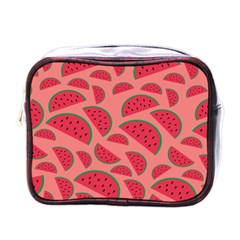 Watermelon Red Food Fruit Healthy Summer Fresh Mini Toiletries Bag (one Side) by pakminggu