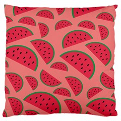 Watermelon Red Food Fruit Healthy Summer Fresh Large Cushion Case (two Sides) by pakminggu