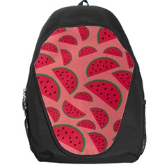 Watermelon Red Food Fruit Healthy Summer Fresh Backpack Bag by pakminggu