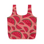 Watermelon Red Food Fruit Healthy Summer Fresh Full Print Recycle Bag (M) Front