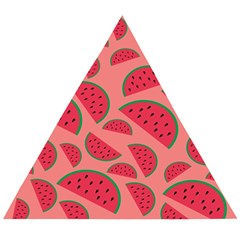 Watermelon Red Food Fruit Healthy Summer Fresh Wooden Puzzle Triangle by pakminggu