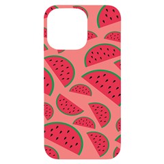 Watermelon Red Food Fruit Healthy Summer Fresh Iphone 14 Pro Max Black Uv Print Case