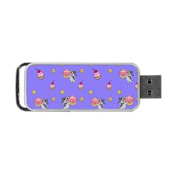 Art Pattern Design Seamless Scrapbooking Portable Usb Flash (one Side) by pakminggu