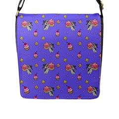 Art Pattern Design Seamless Scrapbooking Flap Closure Messenger Bag (l) by pakminggu