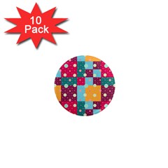 Background Pattern Texture Design Dots Wallpaper 1  Mini Magnet (10 Pack)  by pakminggu