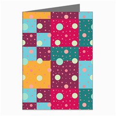 Background Pattern Texture Design Dots Wallpaper Greeting Cards (pkg Of 8) by pakminggu