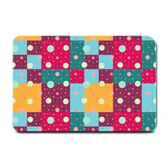 Background Pattern Texture Design Dots Wallpaper Small Doormat by pakminggu