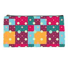 Background Pattern Texture Design Dots Wallpaper Pencil Case by pakminggu