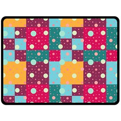 Background Pattern Texture Design Dots Wallpaper Fleece Blanket (large) by pakminggu