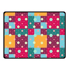 Background Pattern Texture Design Dots Wallpaper Two Sides Fleece Blanket (small) by pakminggu