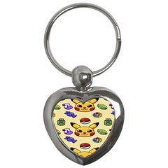 Pikachu Key Chain (heart) by artworkshop