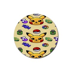 Pikachu Rubber Coaster (round) by artworkshop