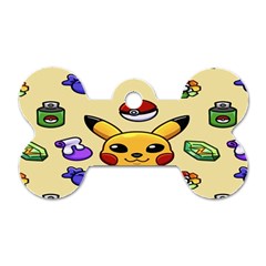 Pikachu Dog Tag Bone (two Sides) by artworkshop