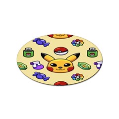 Pikachu Sticker Oval (100 Pack) by artworkshop