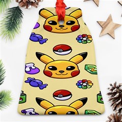 Pikachu Bell Ornament (two Sides) by artworkshop