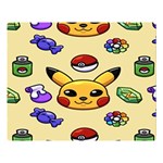 Pikachu Two Sides Premium Plush Fleece Blanket (Large) 80 x60  Blanket Front