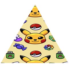 Pikachu Wooden Puzzle Triangle