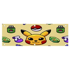 Pikachu Banner And Sign 6  X 2  by artworkshop