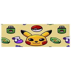 Pikachu Banner And Sign 9  X 3  by artworkshop