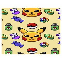 Pikachu Premium Plush Fleece Blanket (medium) by artworkshop