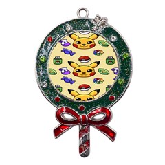 Pikachu Metal X mas Lollipop With Crystal Ornament by artworkshop