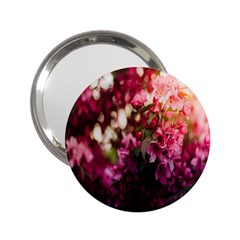 Pink Flower 2 25  Handbag Mirrors by artworkshop