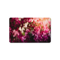 Pink Flower Magnet (name Card) by artworkshop