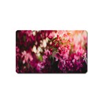 Pink Flower Magnet (Name Card) Front