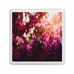 Pink Flower Memory Card Reader (square) by artworkshop