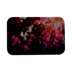 Pink Flower Open Lid Metal Box (silver)  